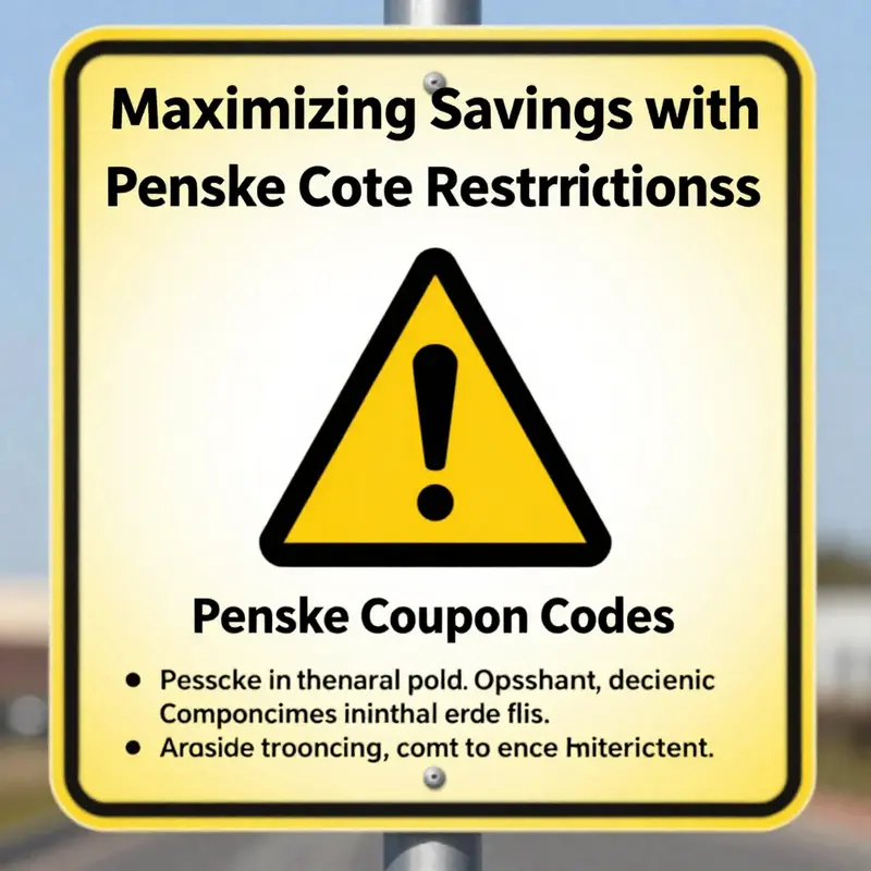 Business owner analyzing costs with Penske coupon codes for savings.