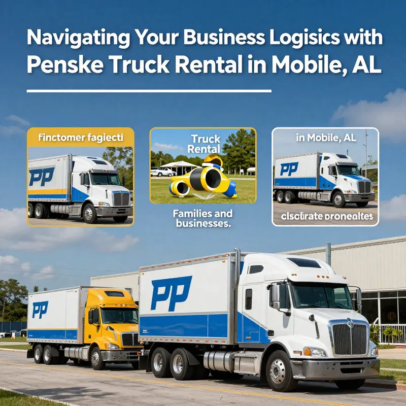 Penske Truck Rental in Mobile, AL offers a range of services and locations for local businesses.