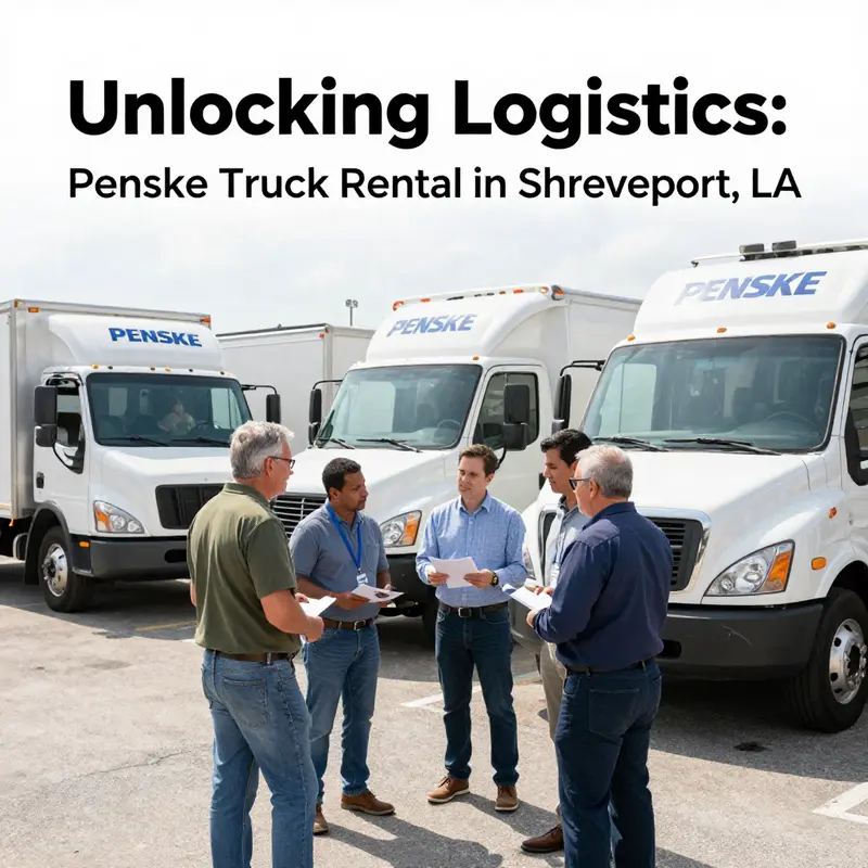 Penske Truck Rental’s strategic location in Shreveport enhances accessibility for local businesses.