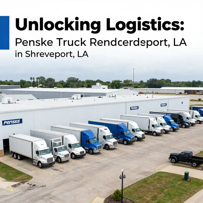Penske Truck Rental’s strategic location in Shreveport enhances accessibility for local businesses.