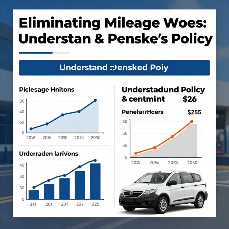 One-way rental options with Penske highlight the advantage of unlimited mileage.