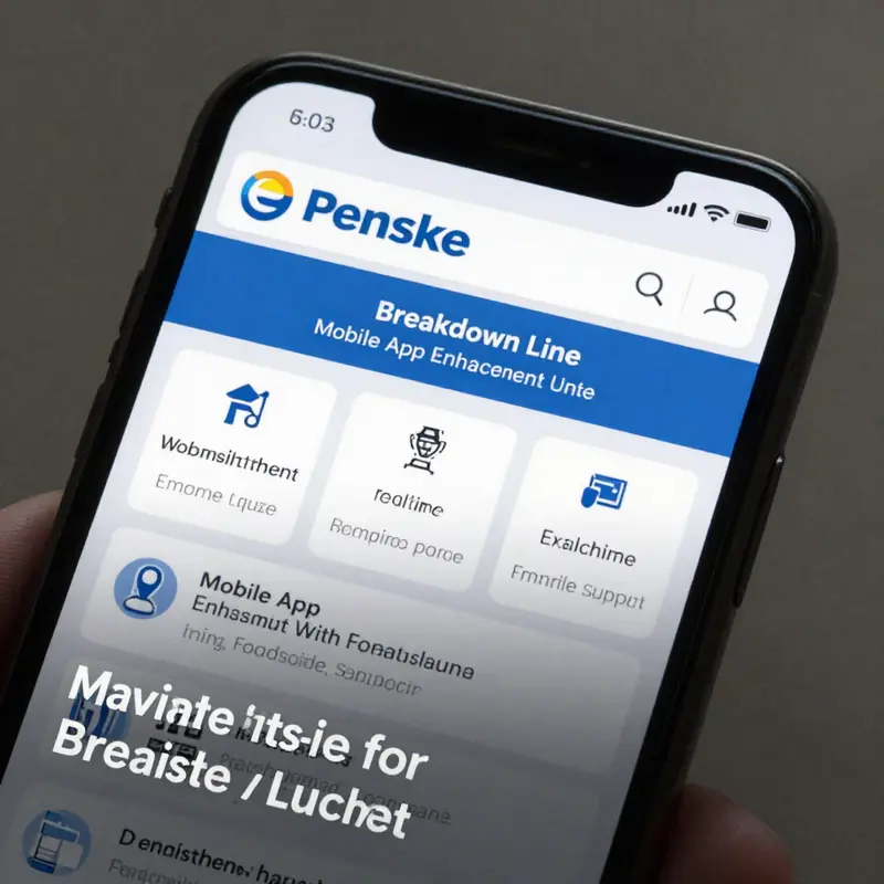 Penske’s technicians providing roadside assistance to ensure quick recovery for business vehicles.