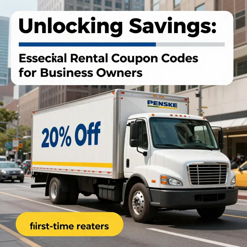 Penske Truck Rental offers a 20% discount for new customers, making moving more affordable.