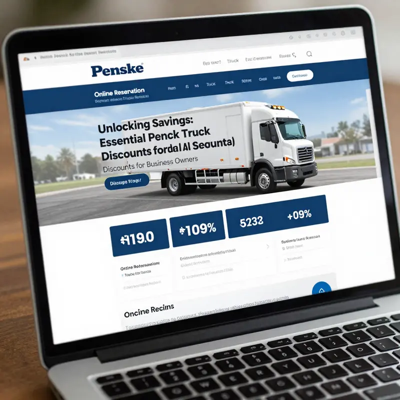 College students taking advantage of Penske’s truck rental discounts while moving.