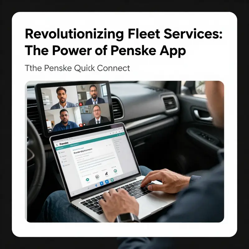 Penske Service App allows technicians to enhance roadside assistance efficiency.