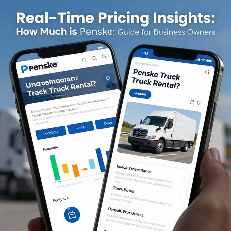 A breakdown of different Penske truck sizes and their rental costs, ideal for understanding the financial commitment for various needs.