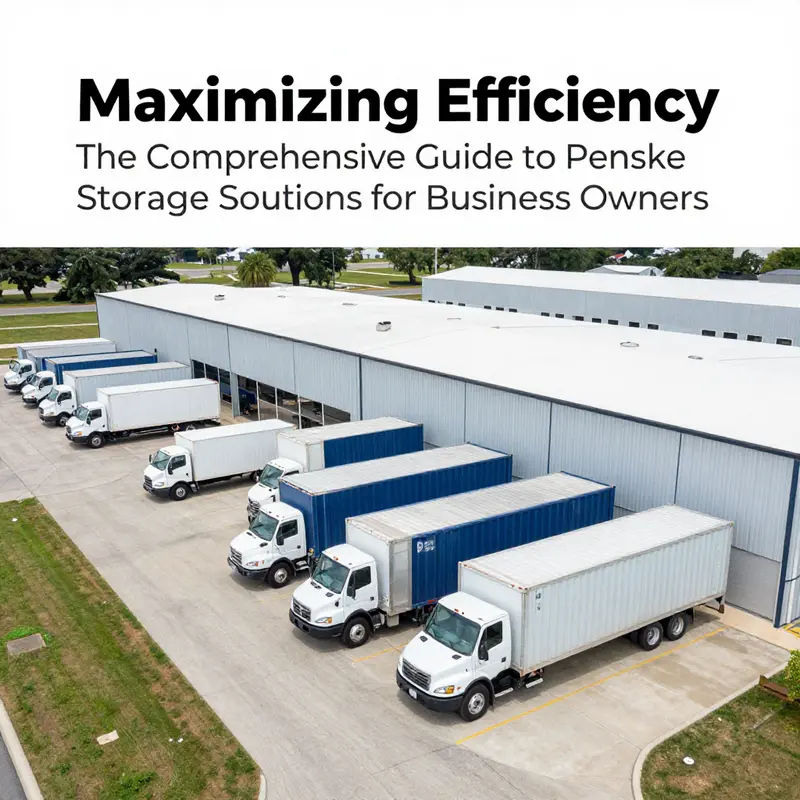 An overview of Penske’s well-managed storage solutions, showcasing their commitment to excellence.