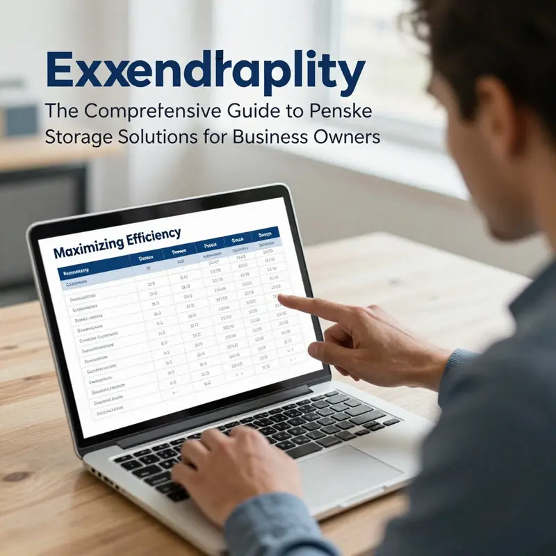 An overview of Penske’s well-managed storage solutions, showcasing their commitment to excellence.