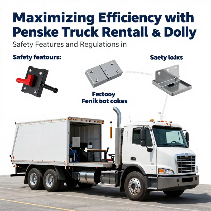 A Penske Truck Rental Tow Dolly ready for vehicle transportation.