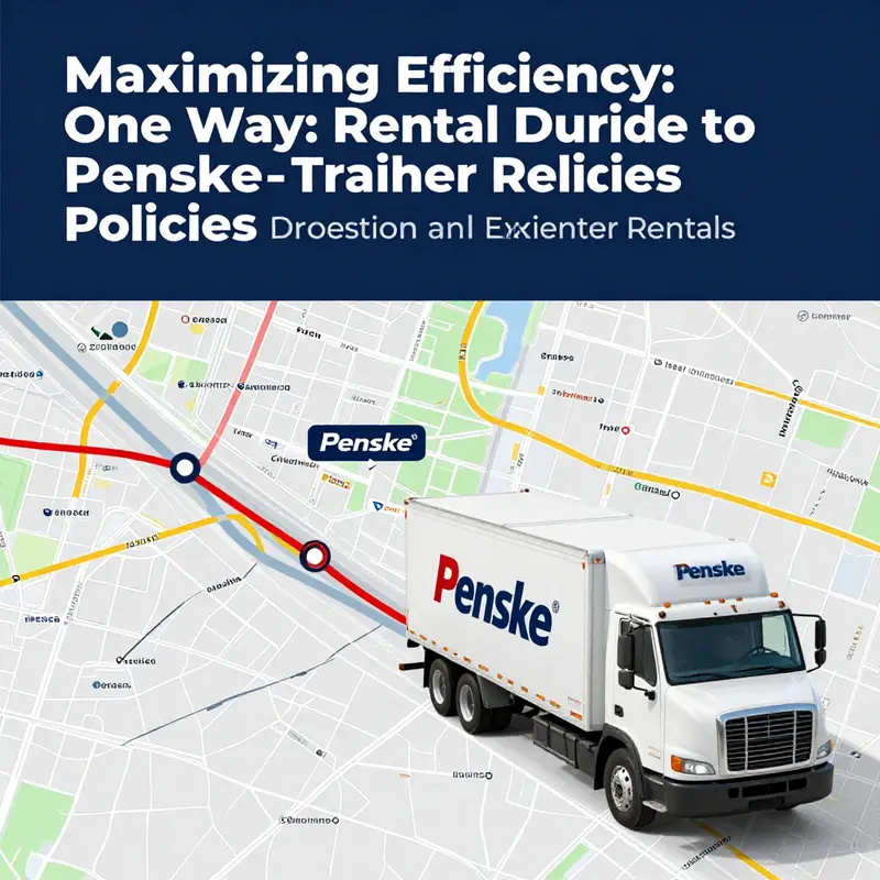 Understanding the cost structure of Penske one-way trailer rentals.