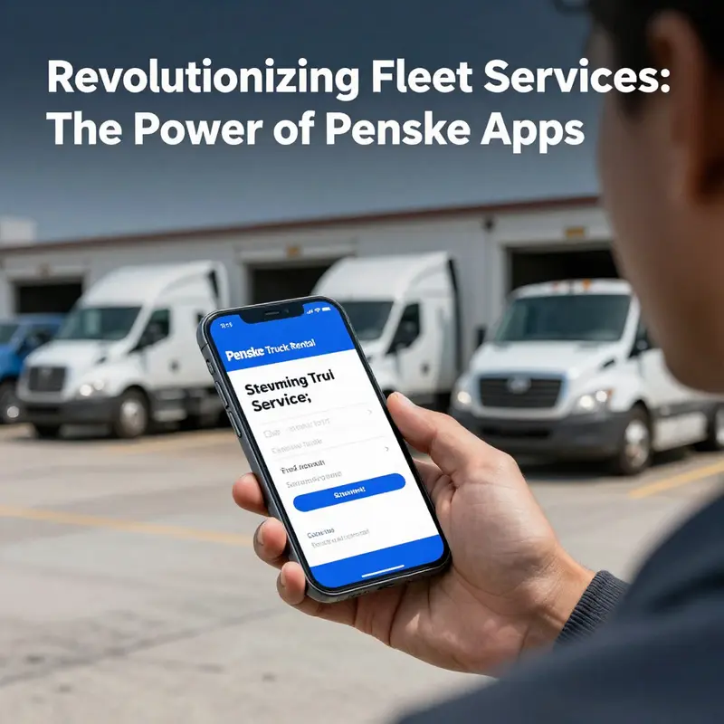 Penske Service App allows technicians to enhance roadside assistance efficiency.