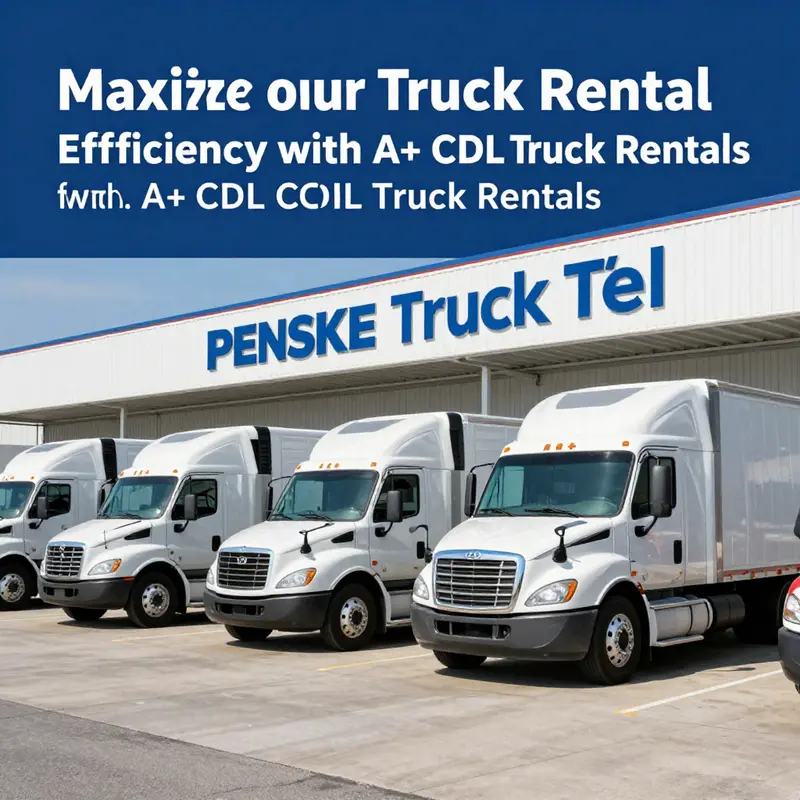 Explore a range of A+ CDL truck options available at Enterprise Truck Rental.