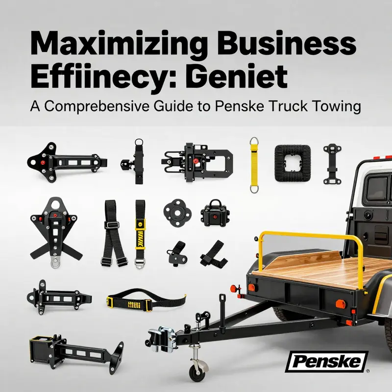 An overview of Penske truck towing services, highlighting the availability and limitations for business owners.