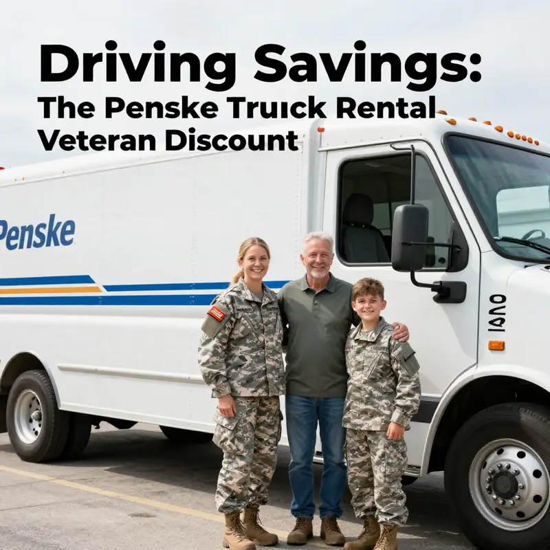 Penske Truck Rental stands ready to assist military families with tailored veteran discount programs.