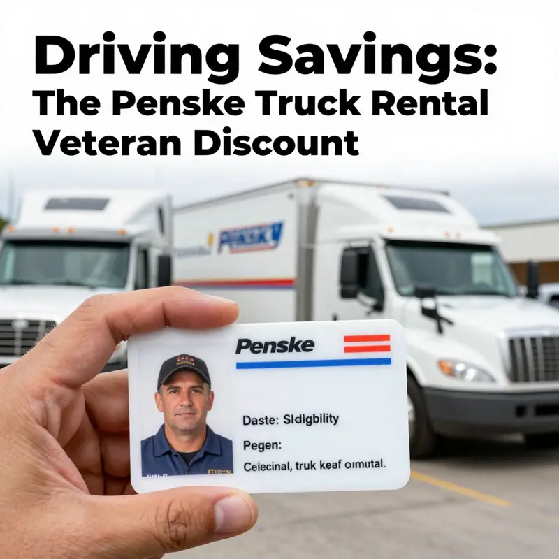 Penske Truck Rental stands ready to assist military families with tailored veteran discount programs.