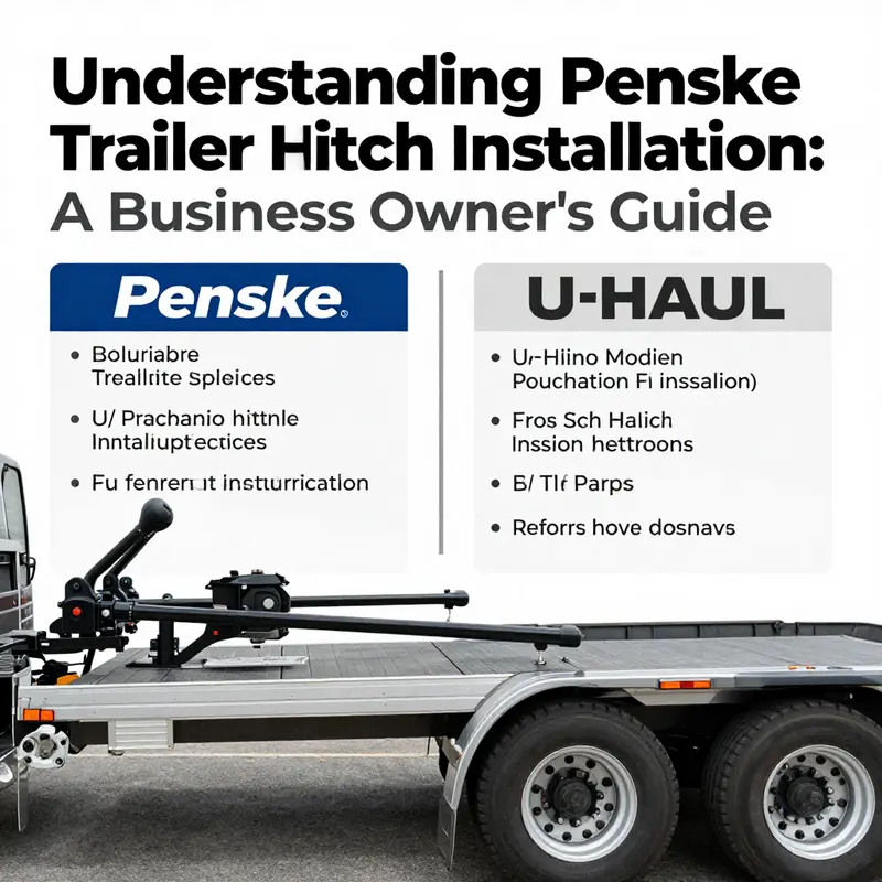 Overview of Penske’s service offerings related to trailer hitches.