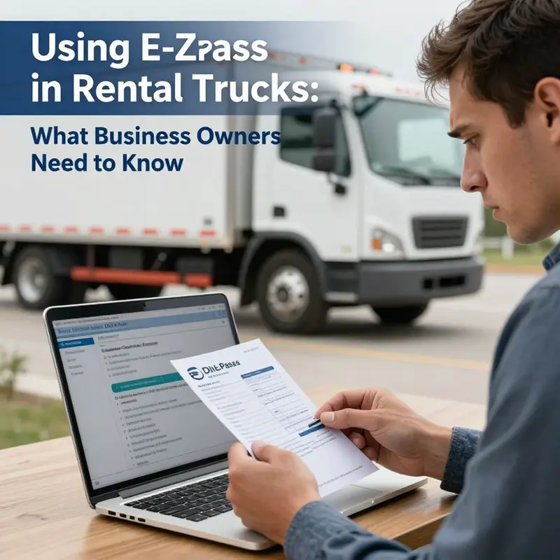 Business owners must verify E-ZPass usage policies before renting a truck.