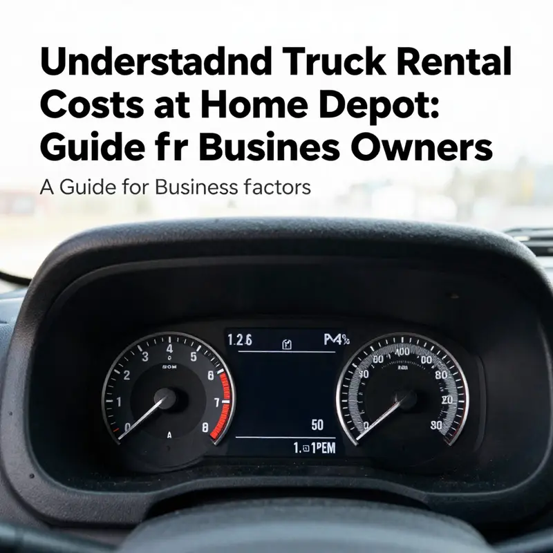 Overview of U-Haul trucks available for rental at Home Depot.