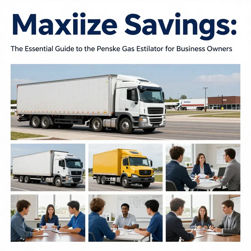 The user-friendly interface of the Penske Gas Estimator tool simplifies fuel cost forecasting for business owners.