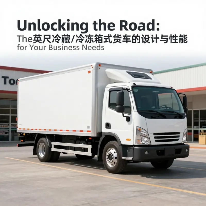 A modern refrigerated box truck designed for safe and compliant food transport.