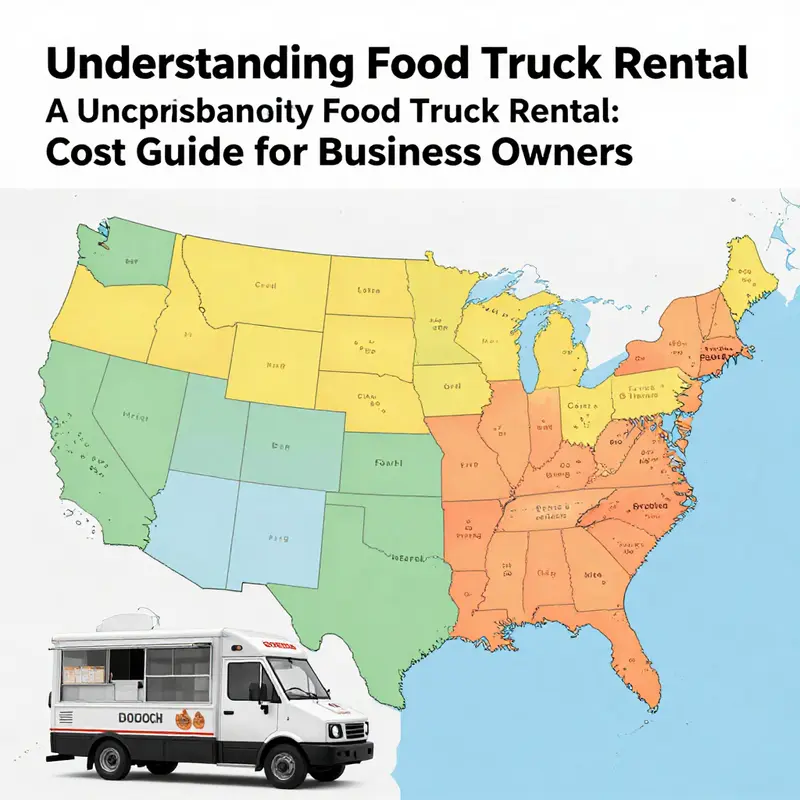 An overview of weekly rental costs for various food trucks.