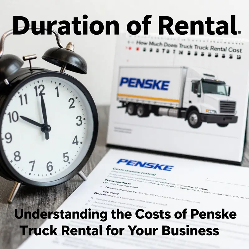 Analyzing costs associated with Penske Truck Rental.