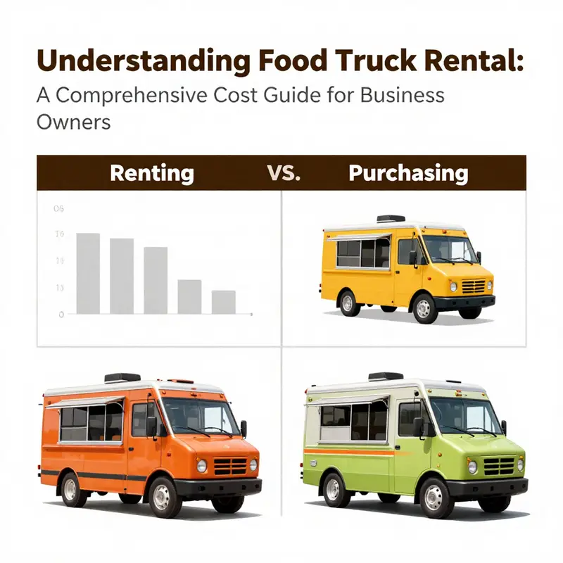 An overview of weekly rental costs for various food trucks.