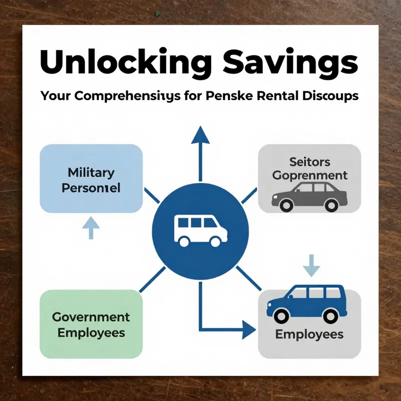 Overview of available rental discounts from Penske Truck Leasing.