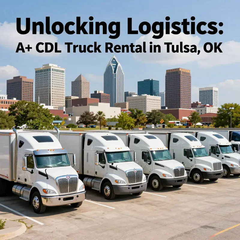 A+ CDL Truck Rental’s diverse fleet ready to meet your transportation needs.