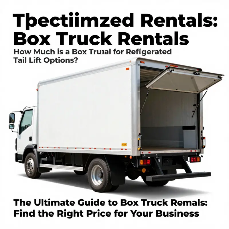 Reviewing daily rental rates for box trucks in an office setting.