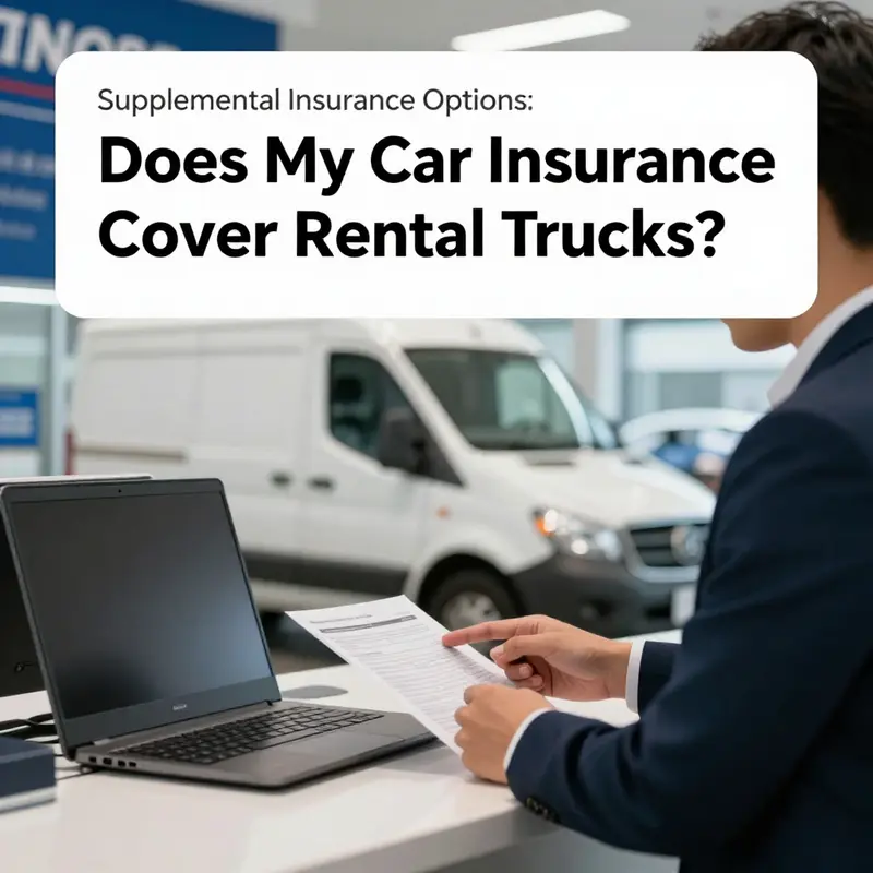 Understanding the nuances of rental truck coverage under personal auto insurance policies.