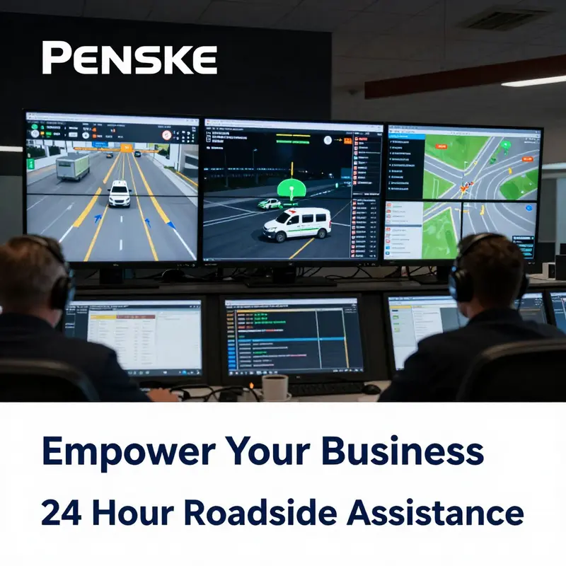 Penske’s dedicated roadside service vehicles are always ready to assist in any situation.