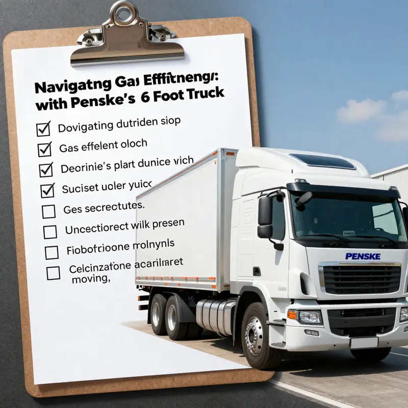 Analyzing the gas mileage of the Penske 16 foot truck under varying load conditions.