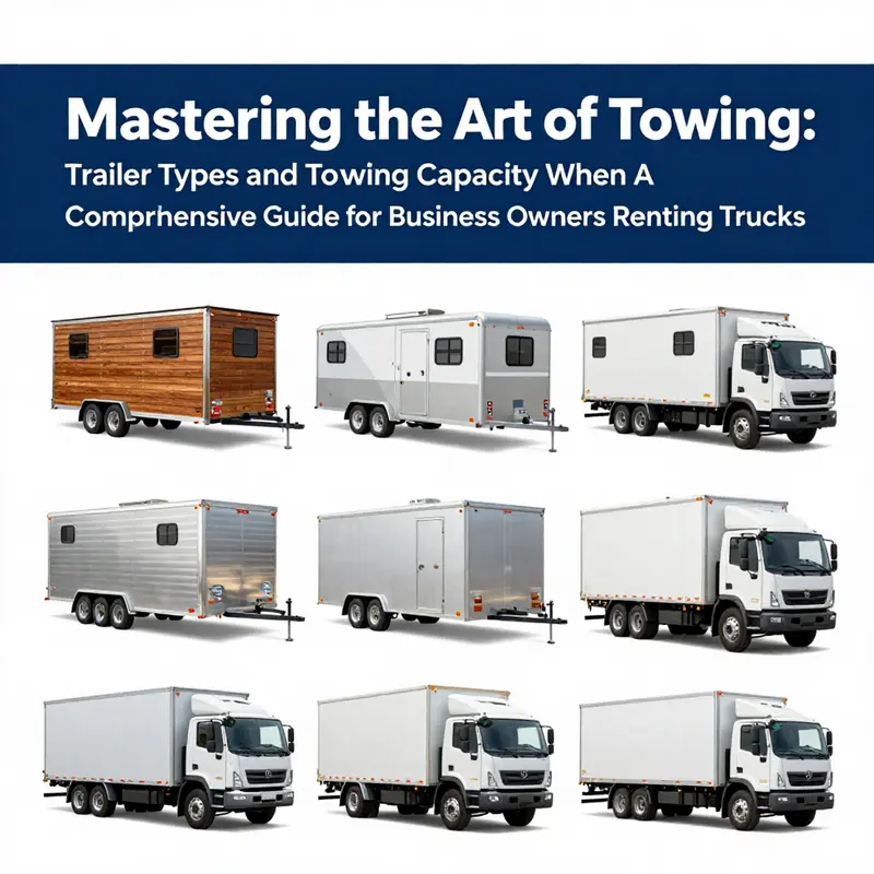 Understanding the necessary towing equipment and setup for rental trucks.