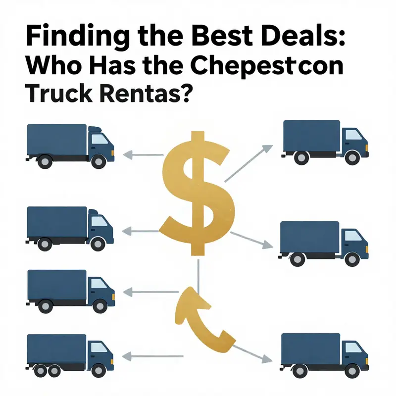 Analysis of truck rental pricing showing comparative data.