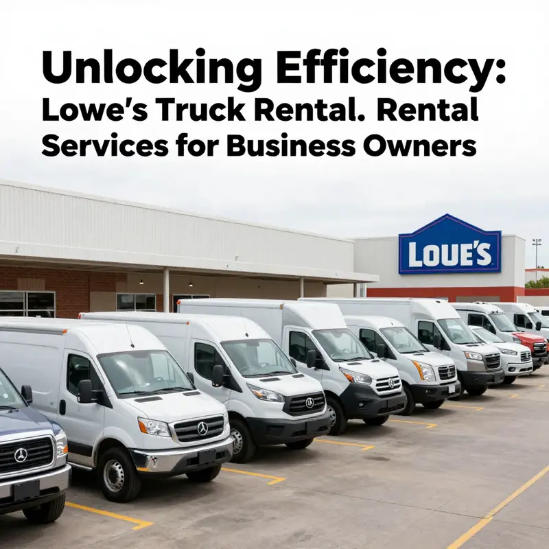 Lowe’s offers a selection of rental trucks for your transportation needs.