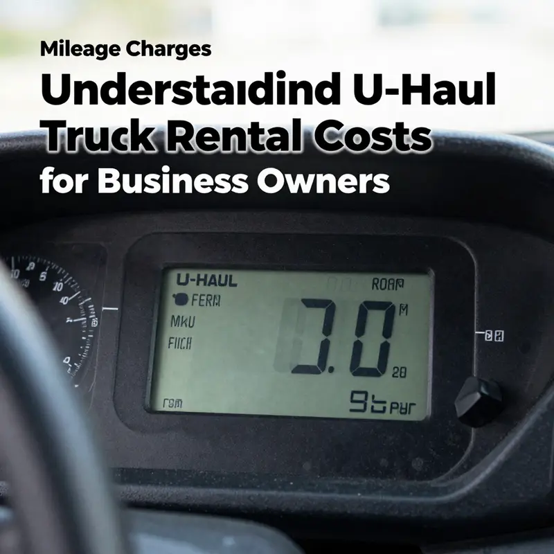 A variety of U-Haul trucks available for rent, highlighting different sizes and their base rental rates.