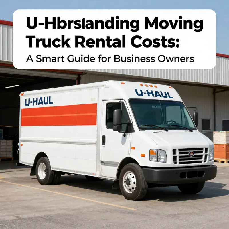 U-Haul truck highlighting affordable rental options for business moves.