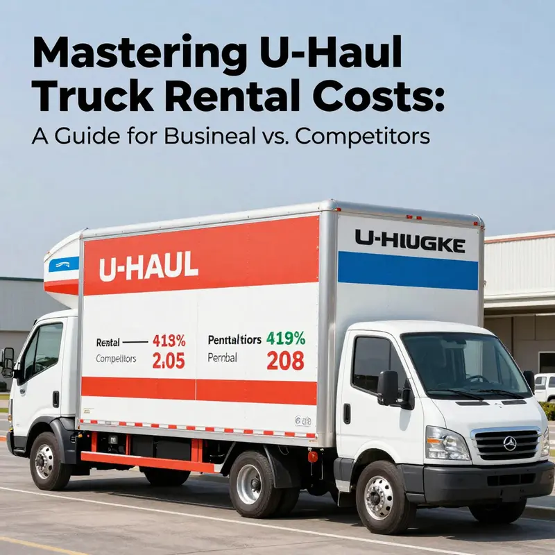 Key factors impacting U-Haul truck rental prices.