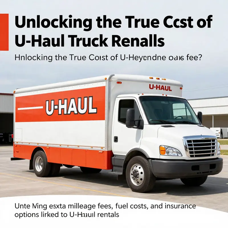 A comprehensive breakdown of U-Haul truck rental costs including truck types and pricing structures.