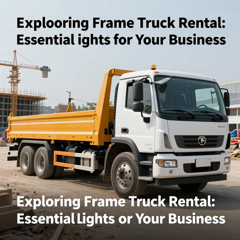 A frame truck prepared for heavy industrial transportation at a construction site.