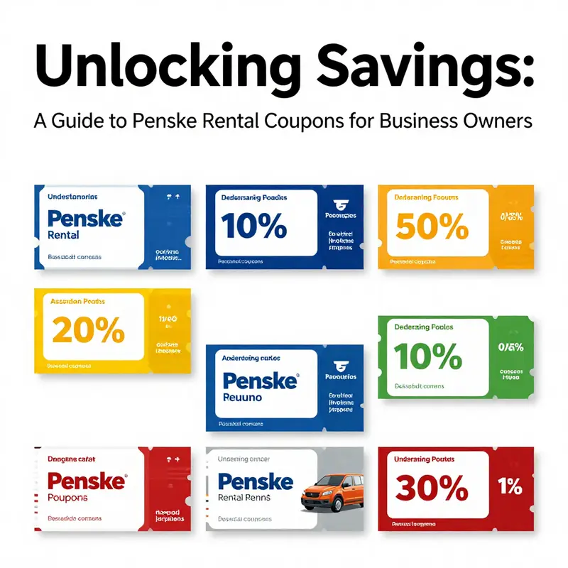 An overview of the various types of Penske rental coupons available for business owners.