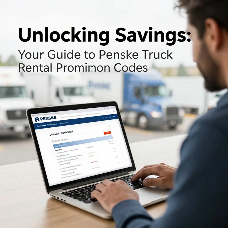 An overview of the current promotional codes offered by Penske Truck Rental.