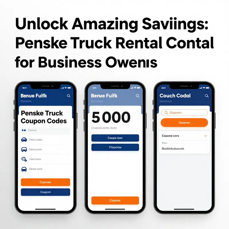 Explore the latest Penske Truck Rental coupon codes available for business owners.