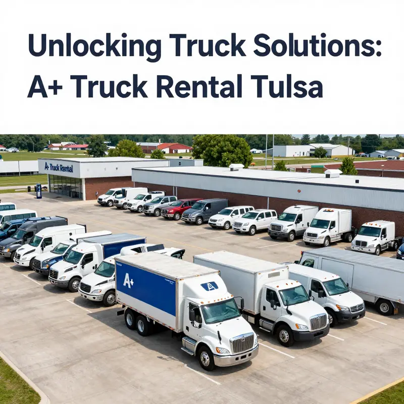 A+ Truck Rental offers a diverse fleet of trucks catering to different business needs.