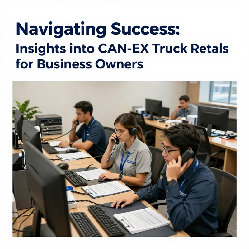 Employees at CAN-EX Truck Rentals excel in delivering memorable customer experiences.