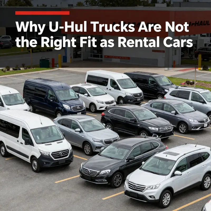 U-Haul trucks are primarily designed for moving, not for day-to-day renting.