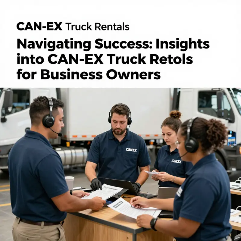 Employees at CAN-EX Truck Rentals excel in delivering memorable customer experiences.