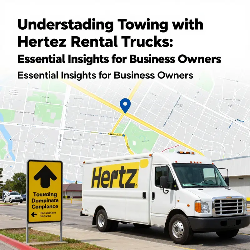 An overview of Hertz trucks showcasing different towing capacities relevant for business owners.