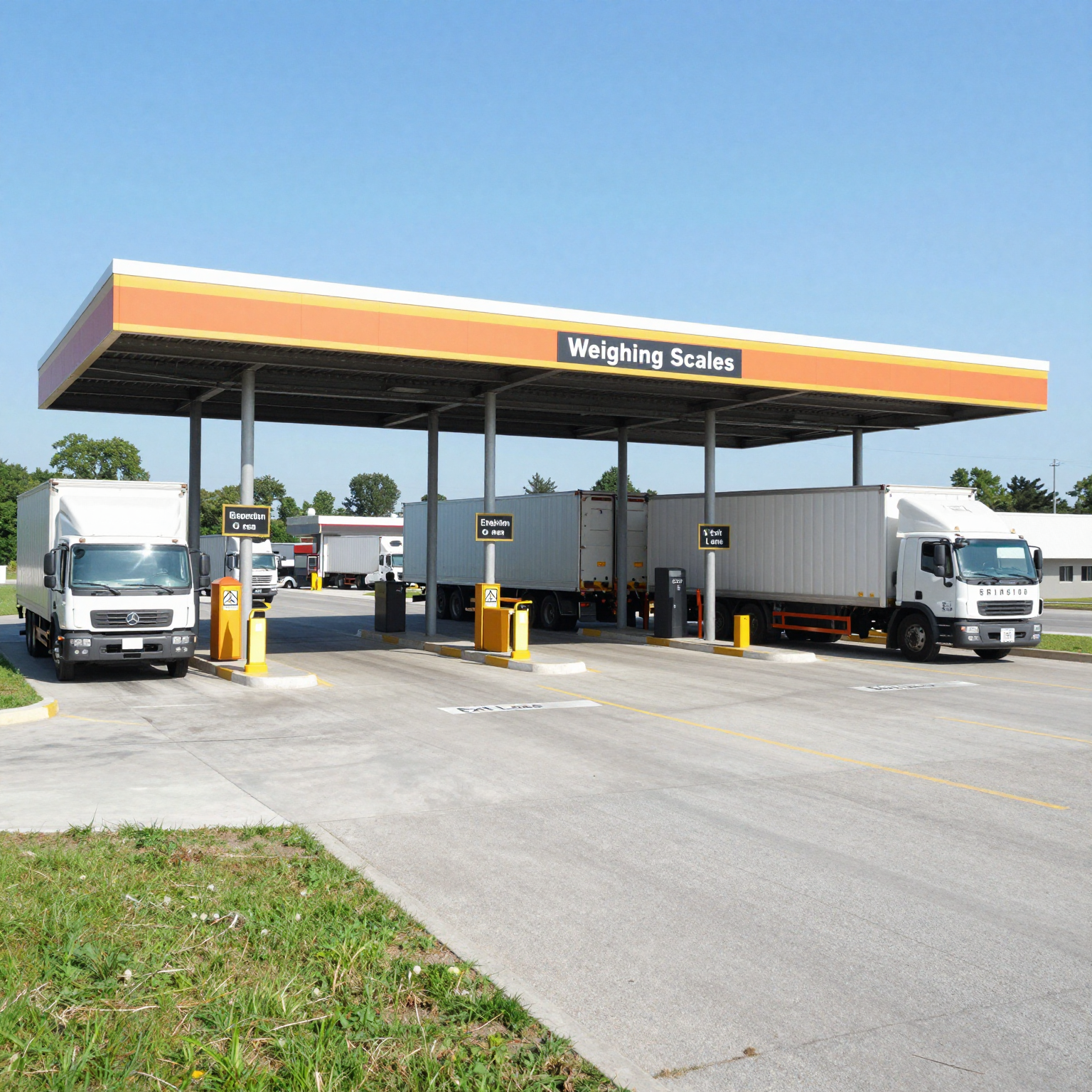 Typical Weigh Station Layout